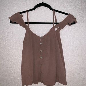 Flowy, off the shoulder blouse